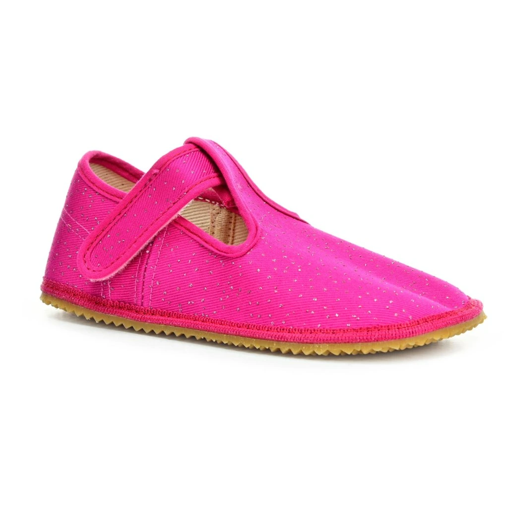 Beda Balerinki/ Kapcie Pink Shine (węższy model w kostce)